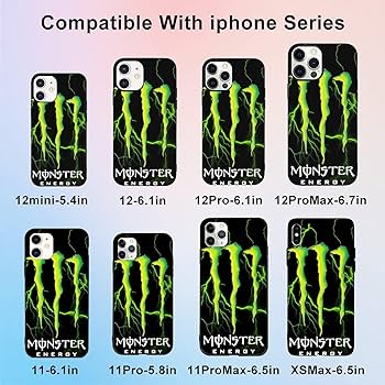 Apple - モンスター専用 Amazon.co.jp: iPhone 11 Pro Case, Logo Monster Energy